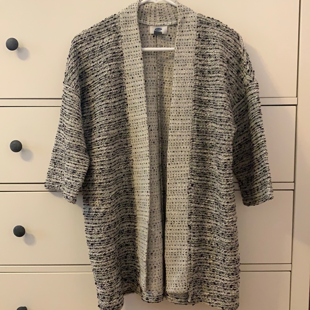 Old Navy Boucle Short Sleeve Cardigan